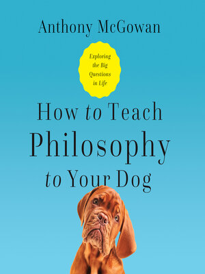 cover image of How to Teach Philosophy to Your Dog